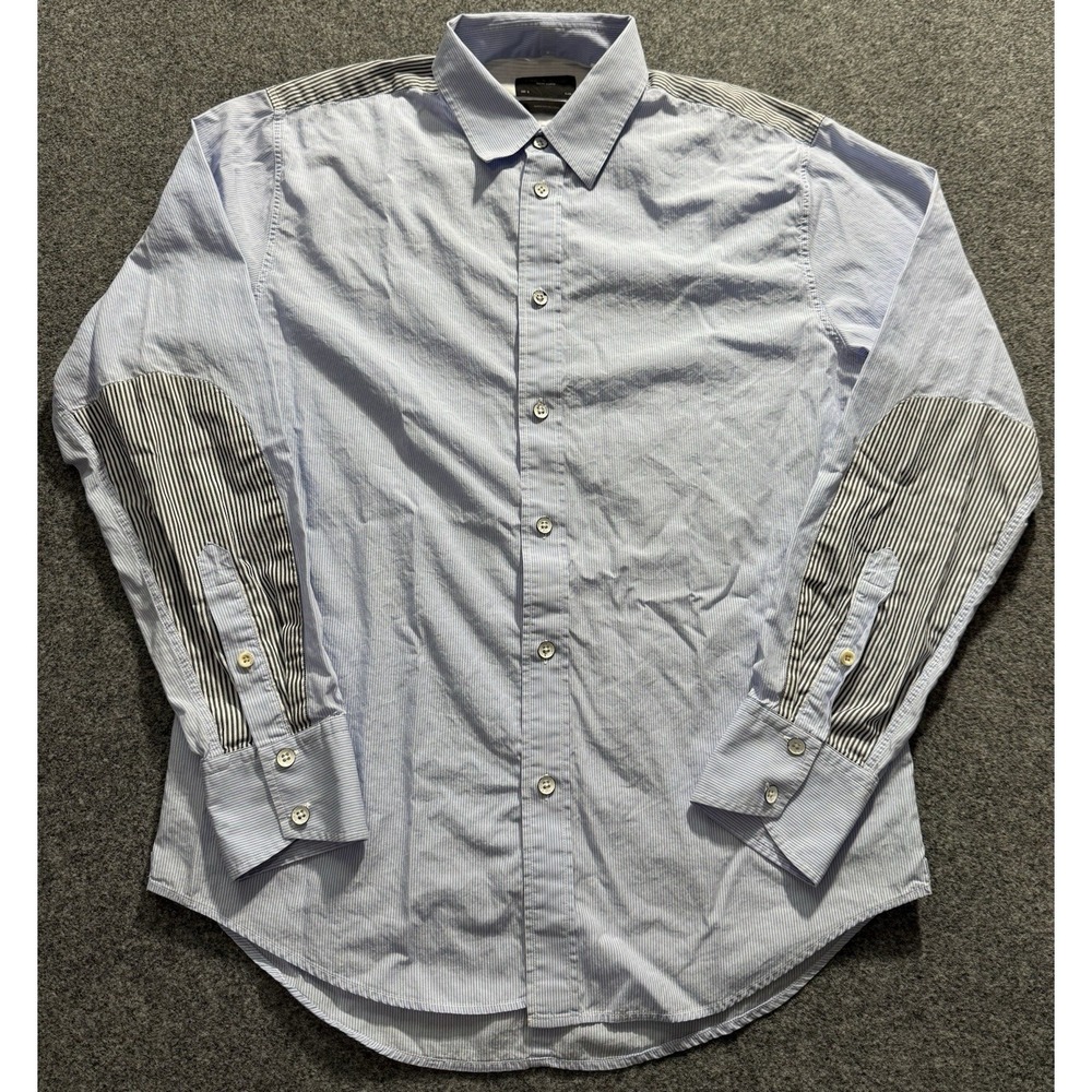 Rag & Bone Shirt Mens Small Blue Fit 2 Long Sleeve Button Down Stretch